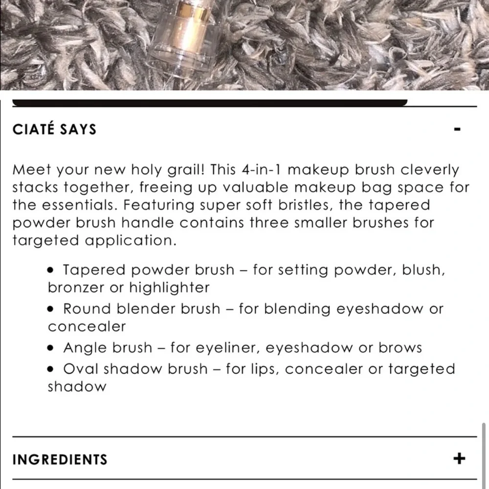 Ciate 4 in 1 make up brush - Picture 7 of 8